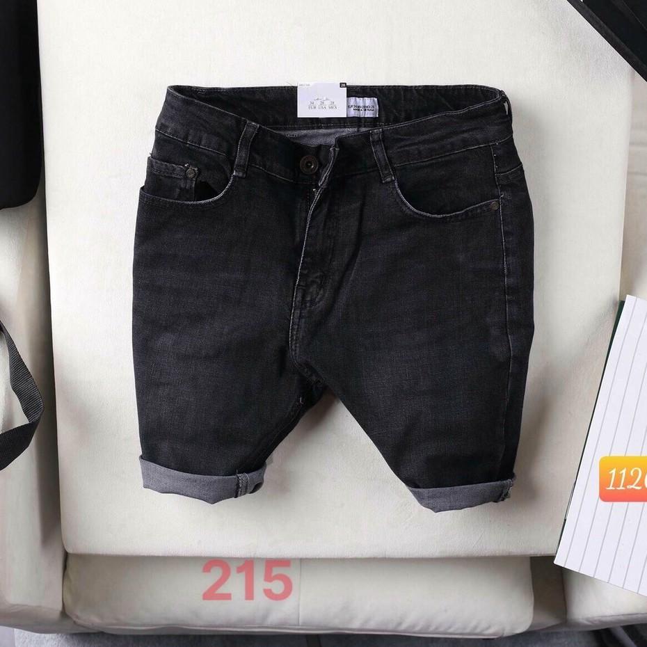 Quần short jean chất bò co giãn- quần lửng nam nhiều mẫu thời trang TINA ms204