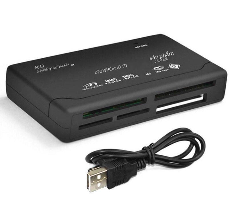Đảm bảo chất lượng Đầu đọc thẻ USB2.0 hộp mật khẩu thẻ nhớ điện thoại di động tất cả trong một Đầu đọc thẻ tốc độ cao 6 trong một TF/CF