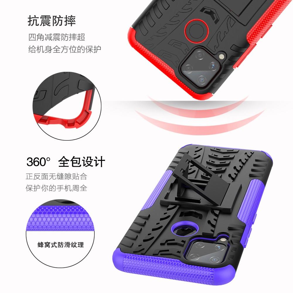 Ốp Lưng Bảo Vệ Có Giá Đỡ Cho Oppo F17 Realme C11 C15 7 Pro 7