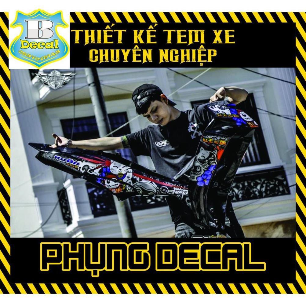 Tem xe sirius mèo may mắn