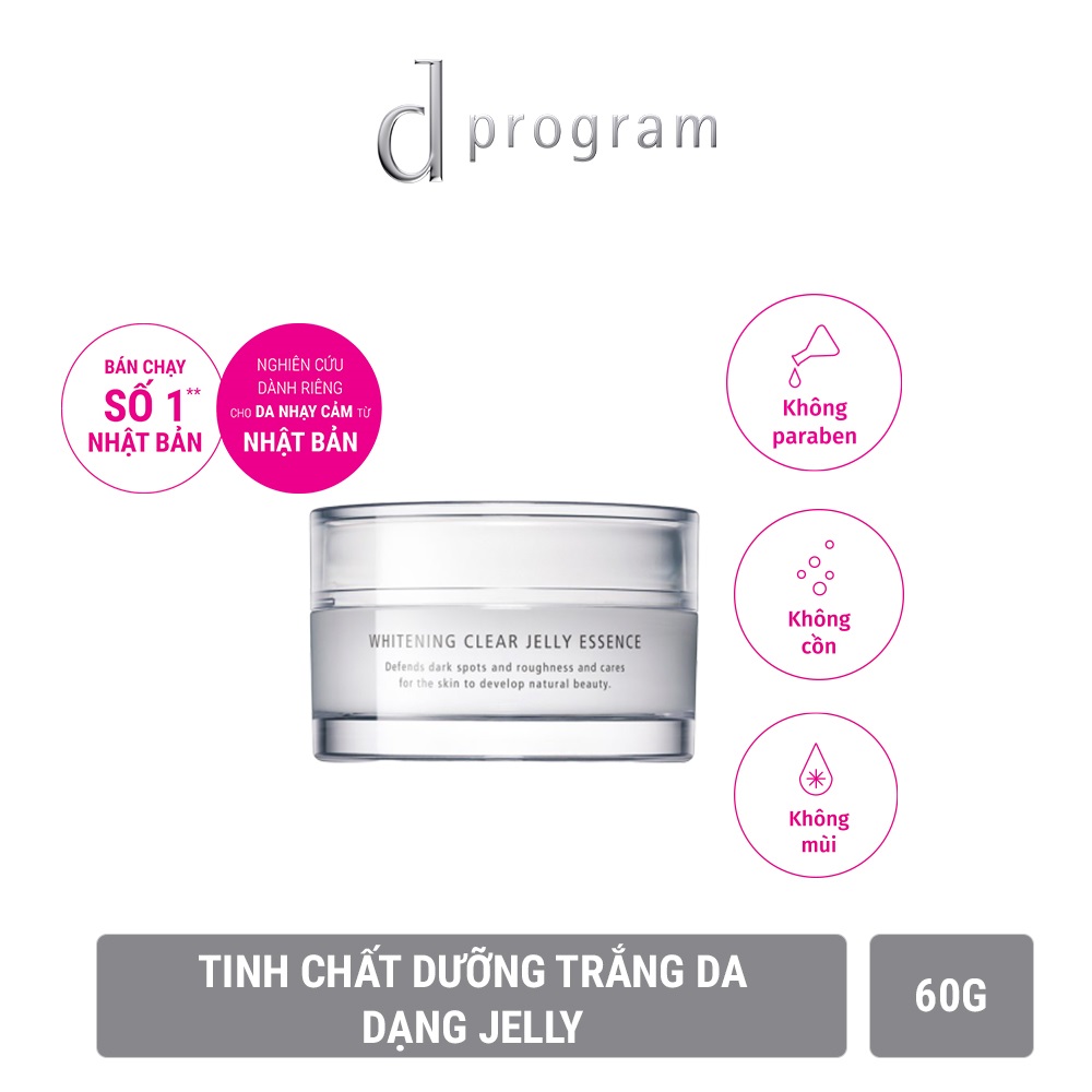 Tinh chất dưỡng trắng da d program dạng Jelly 60g _15884 Tặng Túi d program