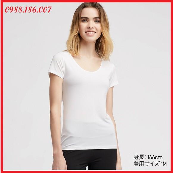 Áo làm mát nữ UNQ cổ tròn cộc tay