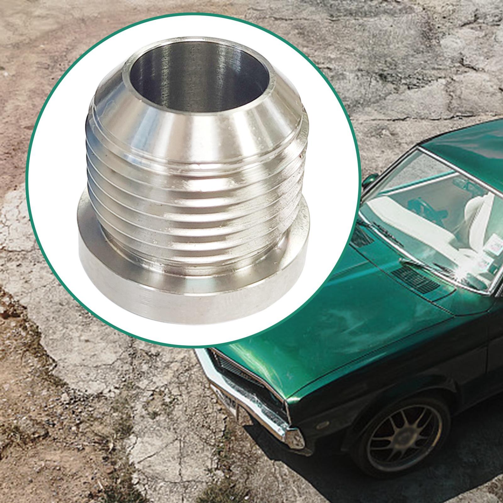 Stainless Steel Male Weld on Fitting Male Billet Assembly Durable Easy Installation Spare Parts Replacement Water Fuel Oil Tank Hose Adapter