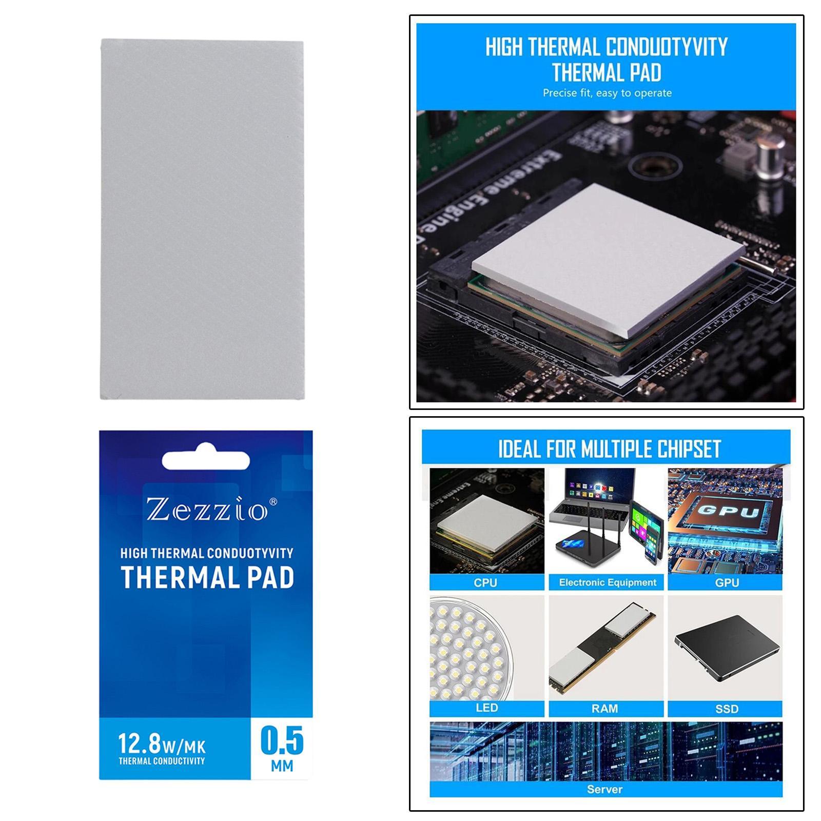 Silicone Thermal Pad 12.8 W/ Heat Resistance Simple for PC Laptop