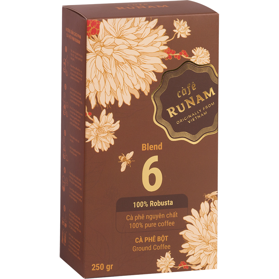 Cà Phê Gói Cafe RuNam Blend 6 (250gr)