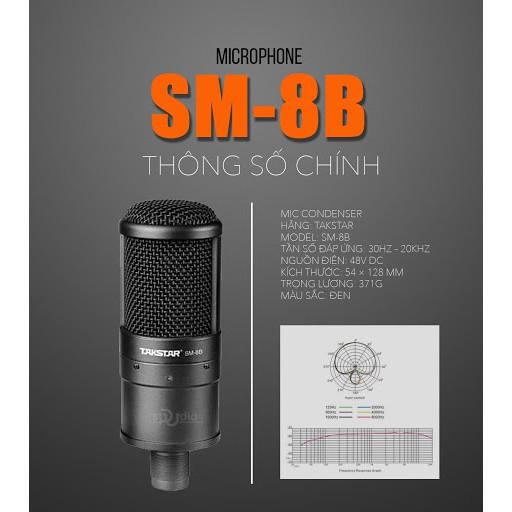Combo livestream thu âm karaoke cao cấp micro SM8B sound card XOX K10 Jubilee bảo hành 12th