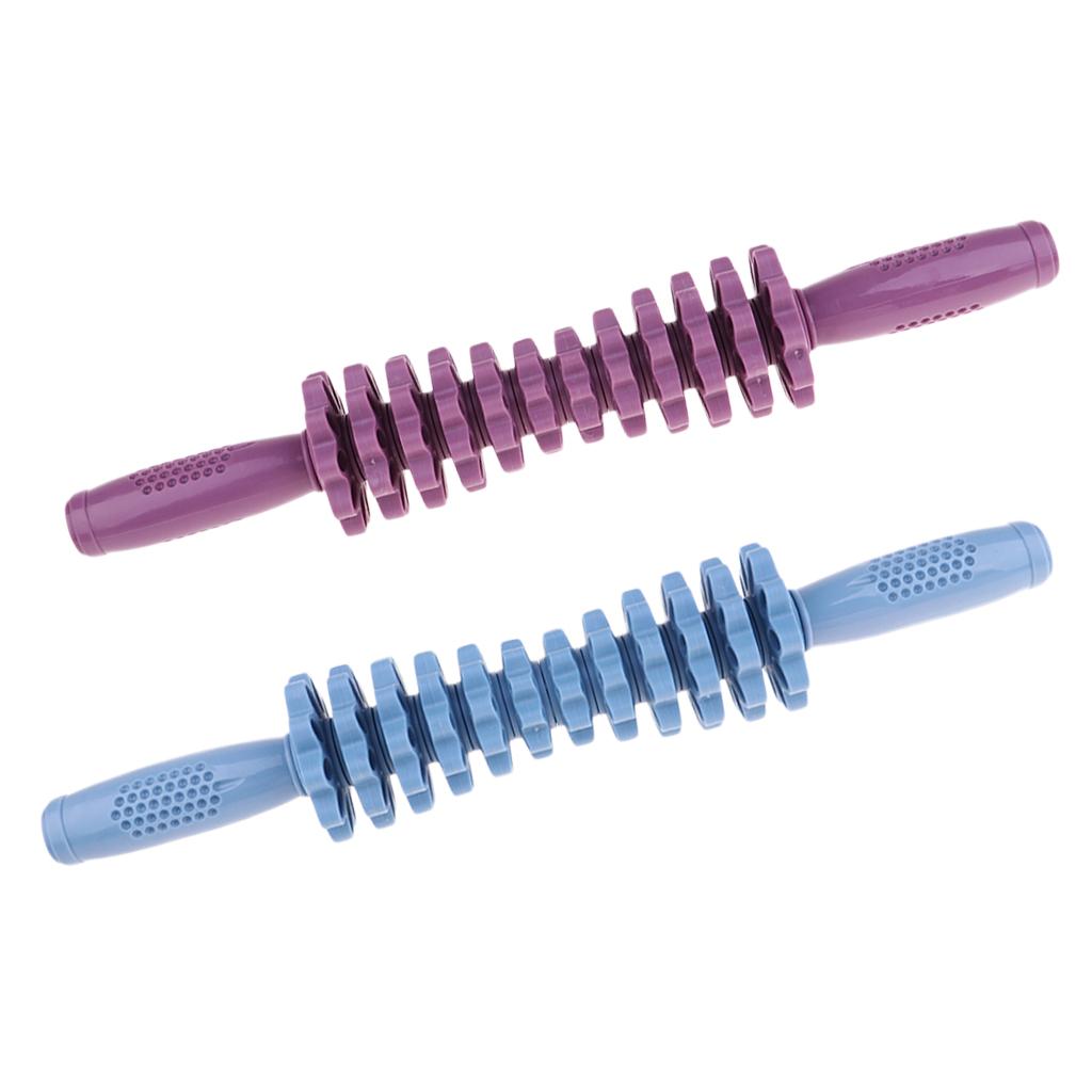 Pilates Bar Kit Gym Yoga Muscle Massage Roller Arms Trainer Toning Equipment