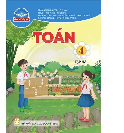 Sách giáo khoa Toán 4- tập hai- Chân Trời Sáng Tạo (Kèm Nilon bọc Sách)