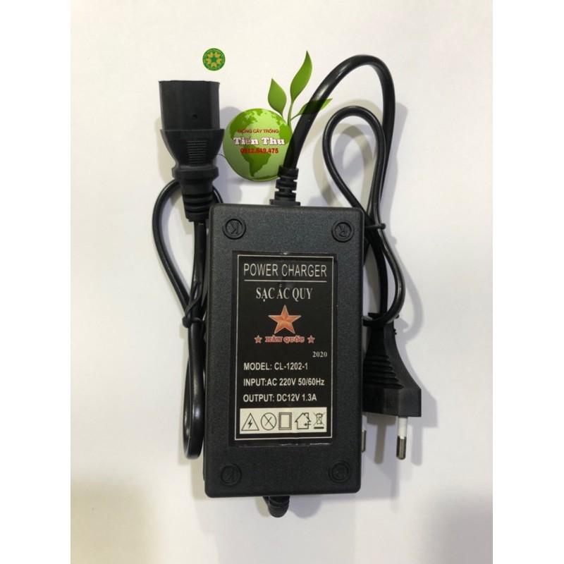 Sạc ắc quy 12V- Sạc bình bơm điện
