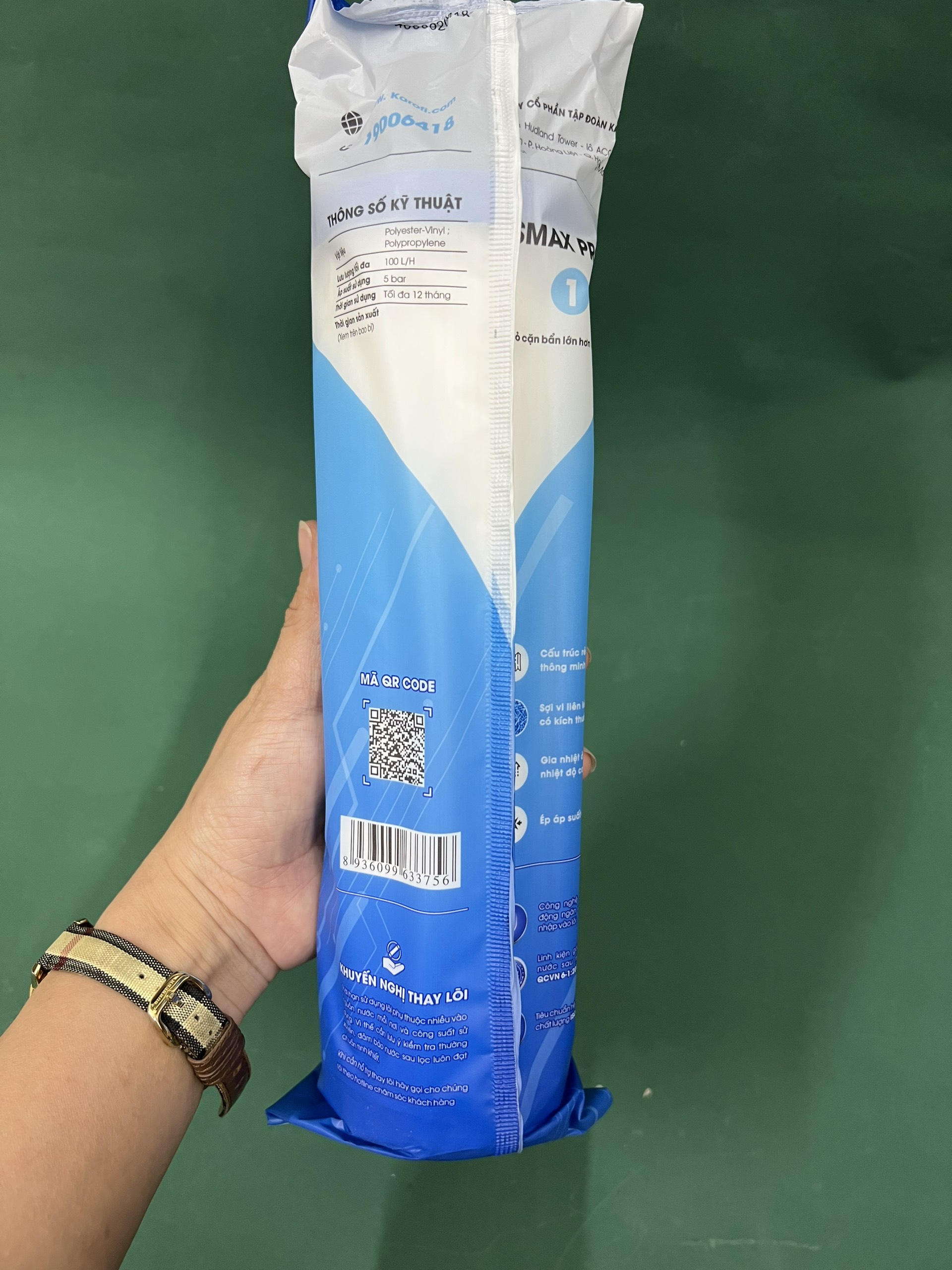 Bộ lõi lọc nước 123 SMAX Pro Karofi - Hàng chính hãng - Ứng dụng công nghệ Smax Pro hoàn toàn mới