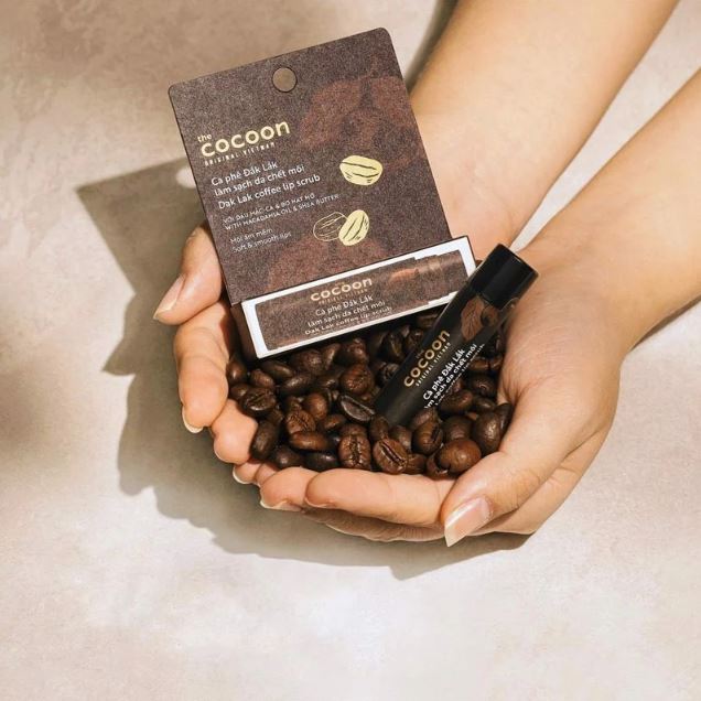 Tẩy Tế Bào Chết Môi Chiết Xuất Cà Phê Đắk Lắk The Cocoon Dak Lak Coffee Lip Scrub