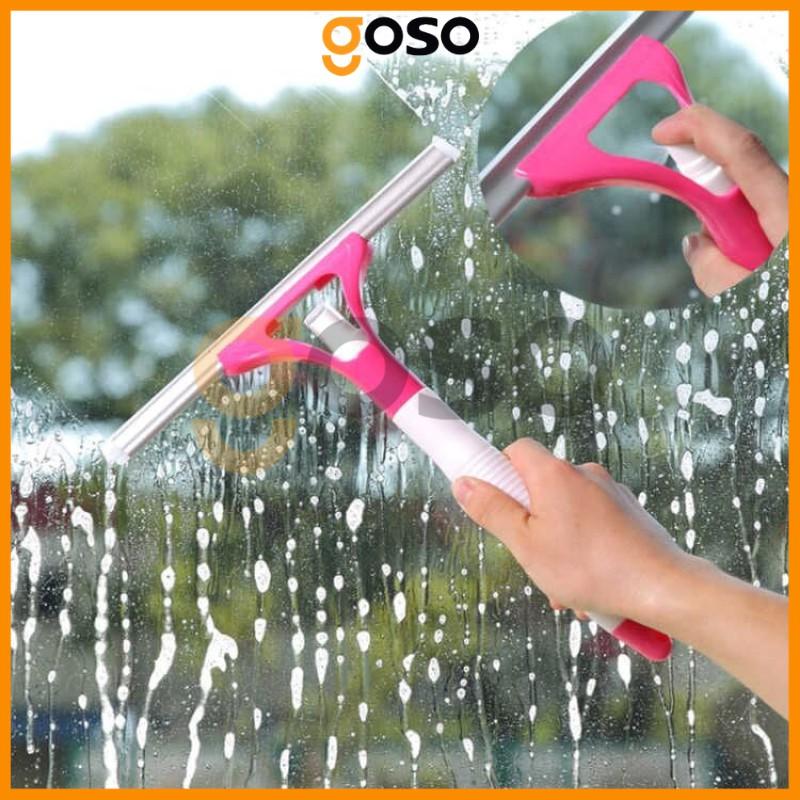 Cây Lau Kính Kèm Bình Xịt Nước, Xà Phòng Tiện Dụng