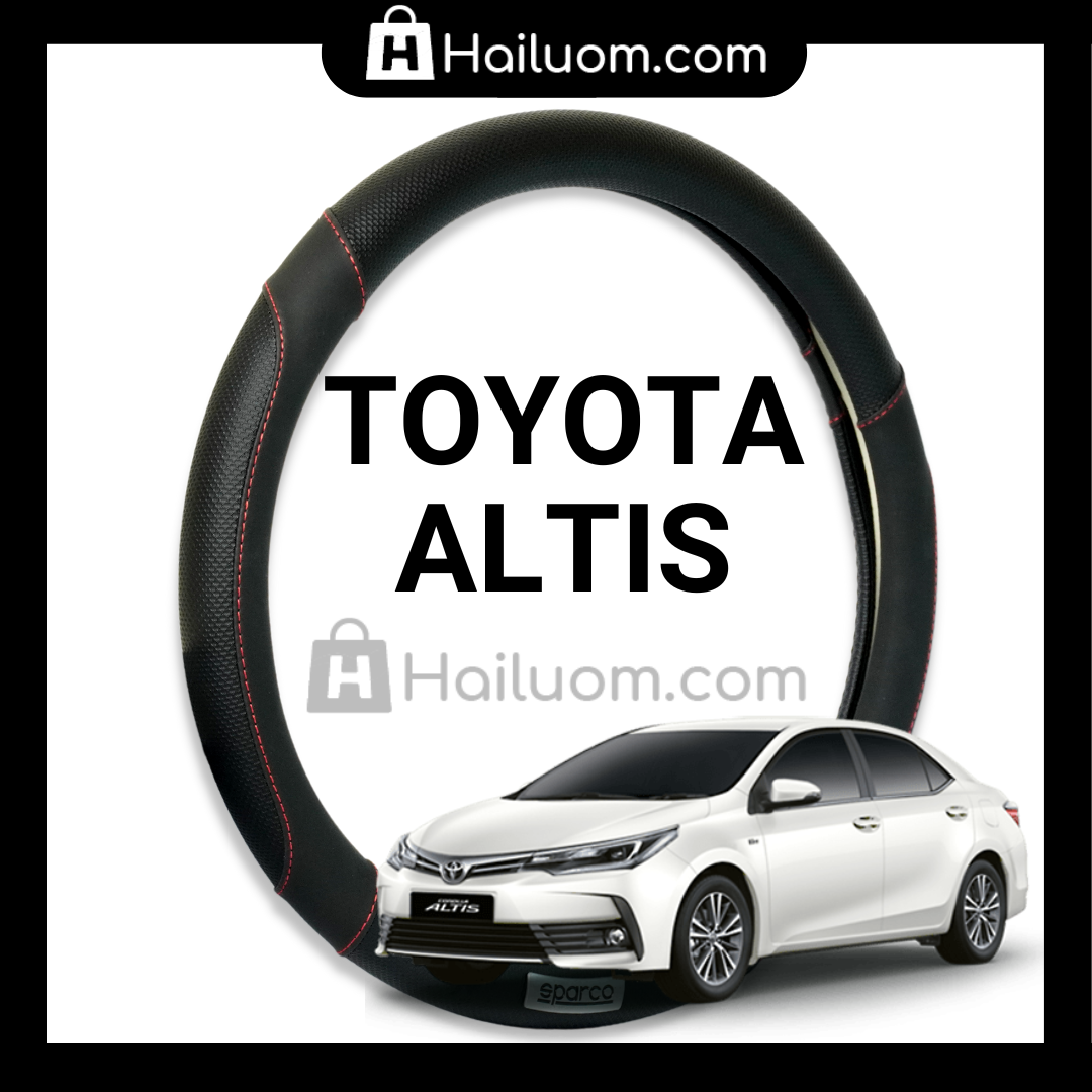 Bọc Vô Lăng ô tô TOYOTA ALTIS | Bọc Vô Lăng cao cấp Sparco Italy