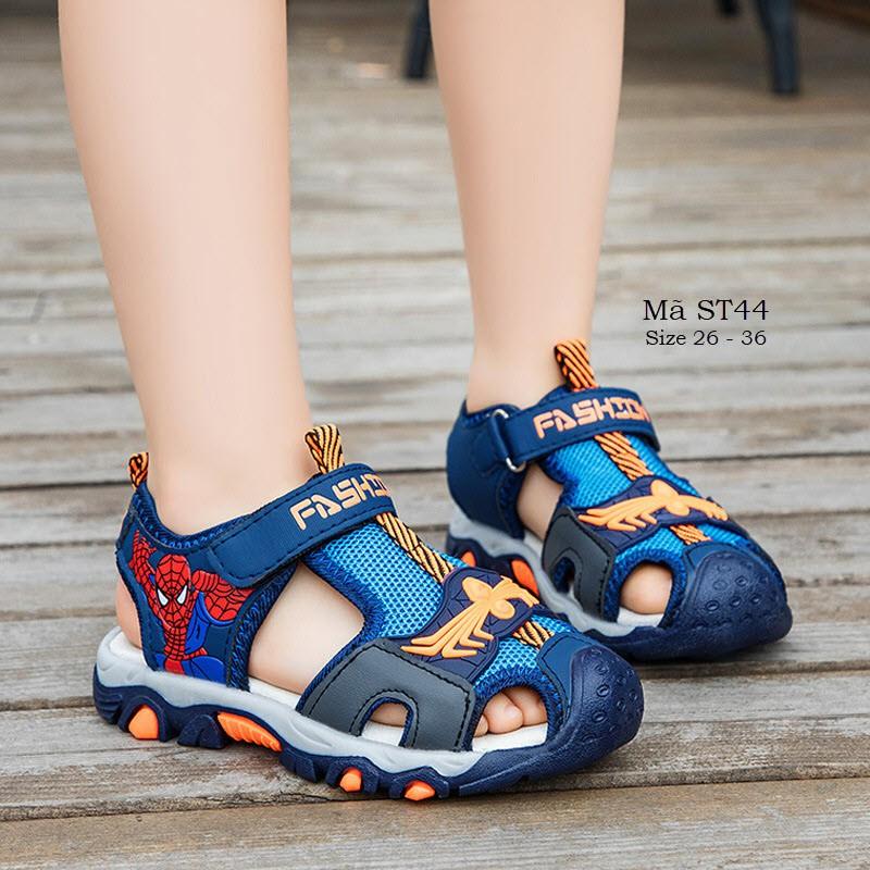 Sandal bé trai siêu nhân spiderman 3 - 12 tuổi năng động và cá tính ST44