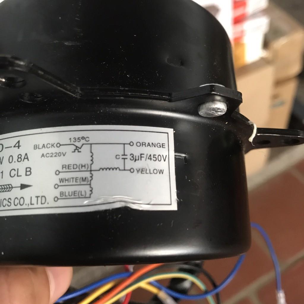 Motor 80W ngược chiều thay thế cho quạt điều hòa hơi nước