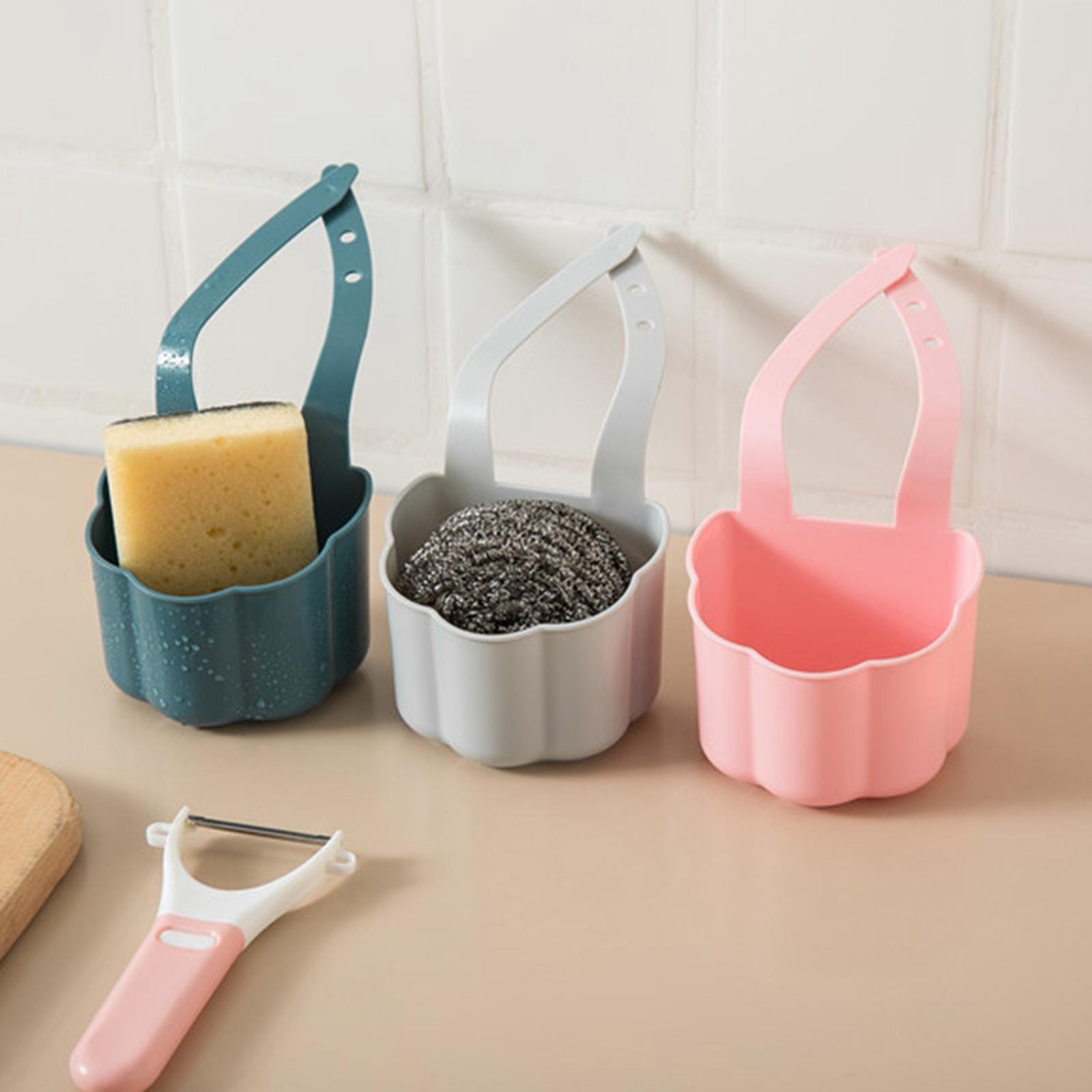 2 Pieces Kitchen Sink Storage Hanging Basket Sink Basket Strainer