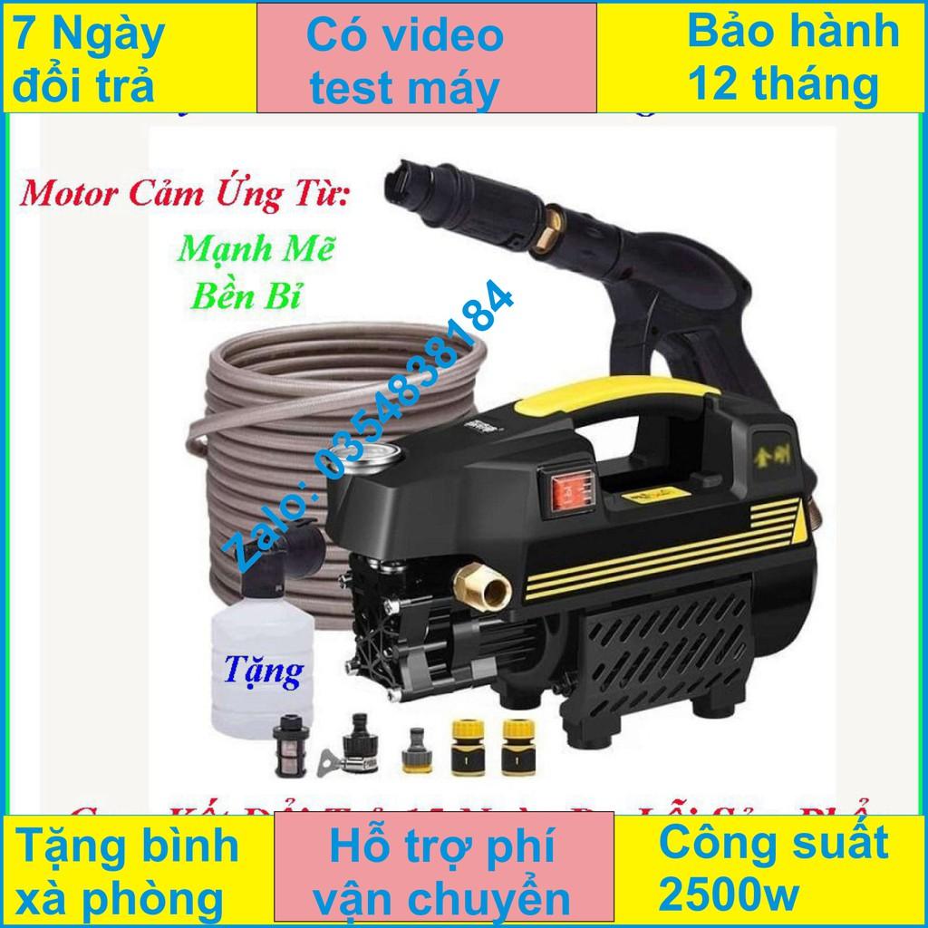 Máy xịt rửa mini - máy rửa xe sakura - 1800W - motor từ- tự hút nước