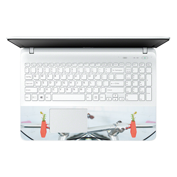 Mẫu Dán Decal Hoa Văn Trang Trí Laptop LTHV-219