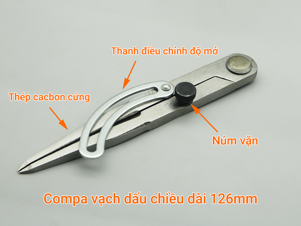 Compa vạch dấu dài 126mm