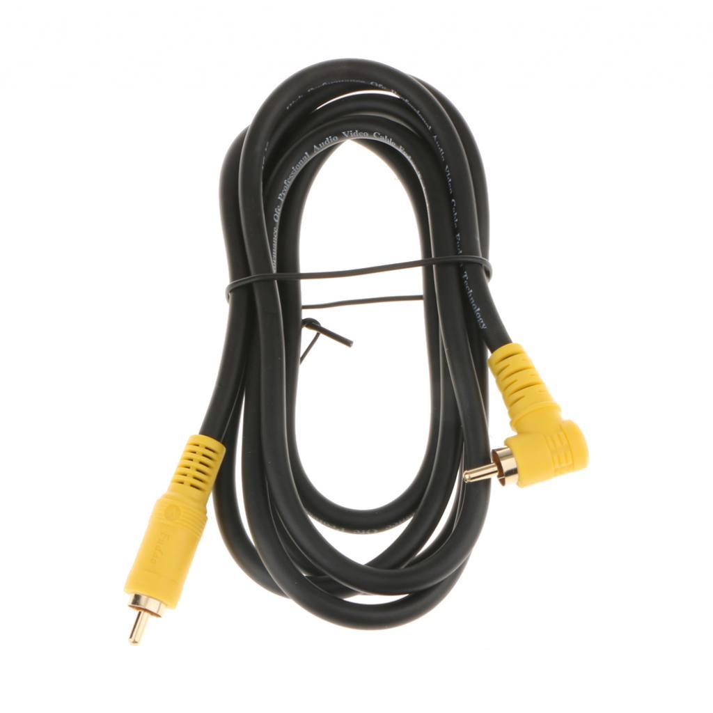 Cable Adapter RCA Male To Male Digital Audio Coaxial Cable Converter Gold Plated For Mp3 Monitor Computer
