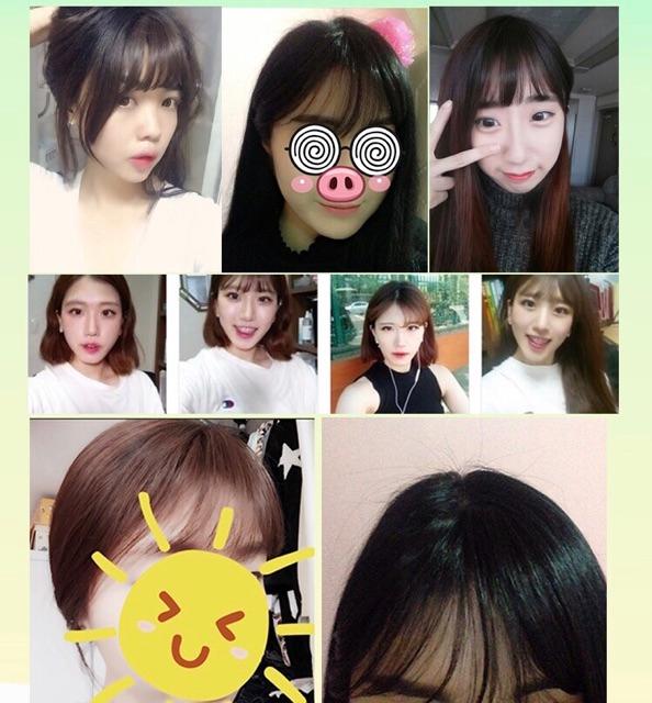 TÓC GIẢ MÁI THƯA CAO CẤP CÓ MAI VÀ KHÔNG MAI