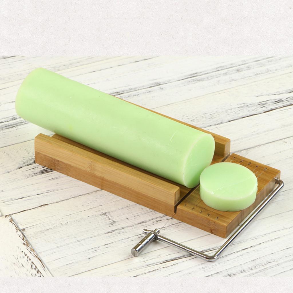 2Pcs Wooden Stainless Steel Soap Cutter Cutting Tools - Beveler Planer and Wire Slicer for Handmade Craft Soap Making Kitchen Tools