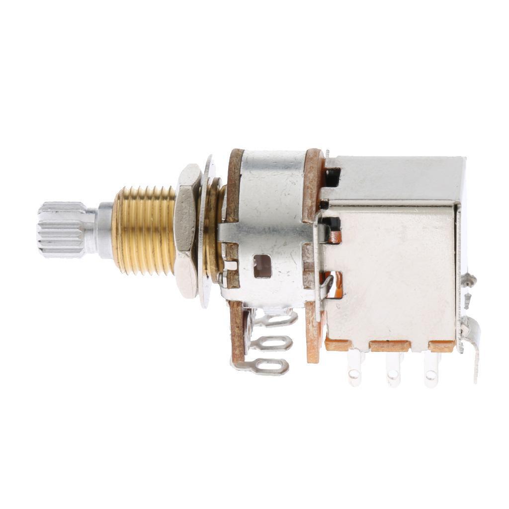 Practical Copper Guitars Bass Push Pull Control Pots Potentiometer DIY