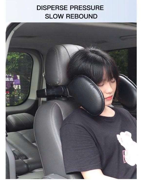 Gối tựa đầu ô tô cao cấp nhãn hiệu Macsim mã CHP02b màu đen