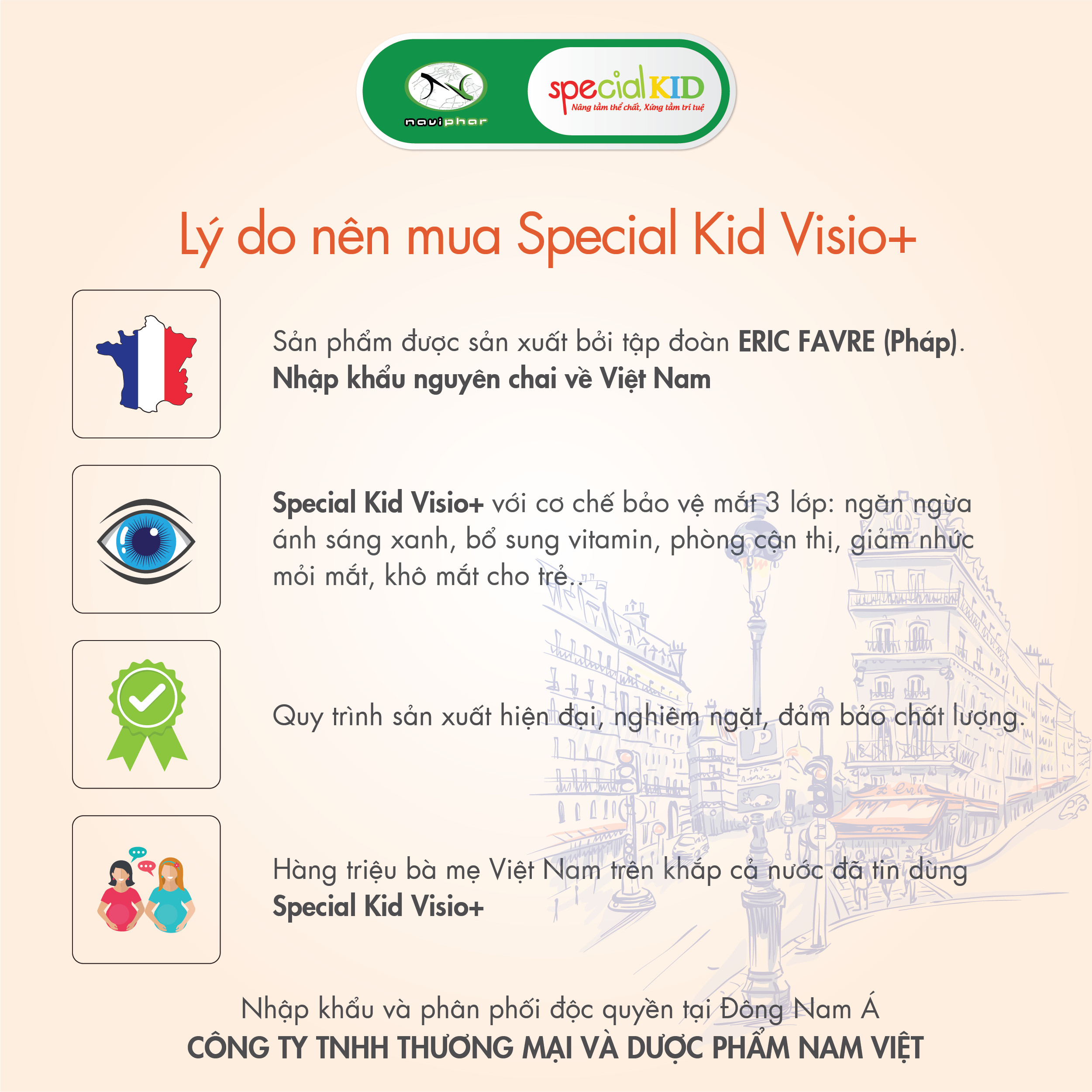 [Hộp 30 viên] TPBVSK Special Kid Visio+ Viên ngậm, nhai cho đôi mắt khoẻ mạnh, giảm mỏi mắt, khô mắt [Nhập khẩu Pháp]