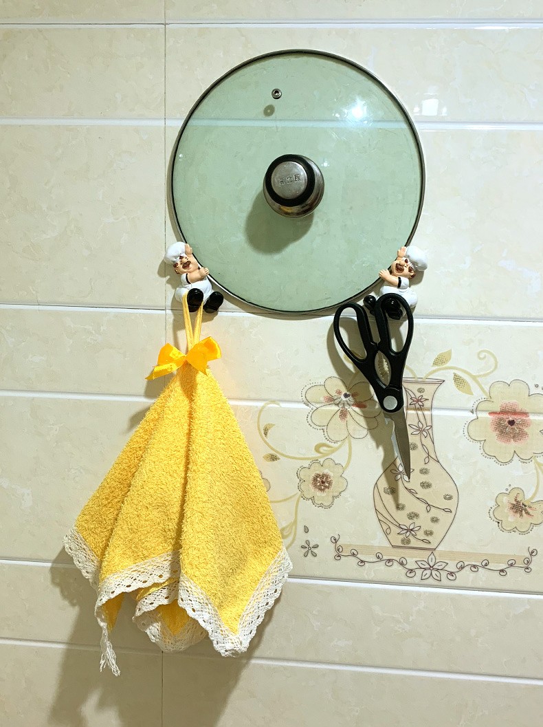 Cặp tượng thạch cao để nắp nồi