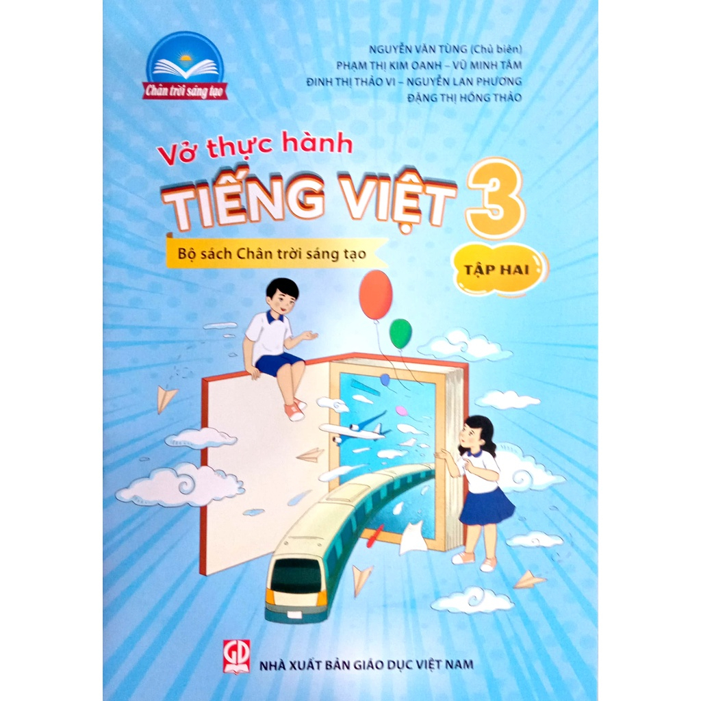 Sách - Combo trọn bộ 4 quyển Vở thực hành Tiếng Việt, Toán lớp 3 - Chân Trời Sáng Tạo