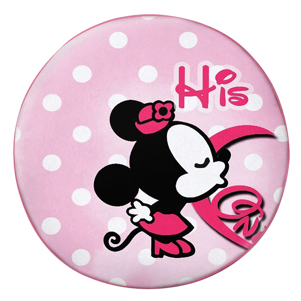 Gối tròn Minnie hôn - GOCP051