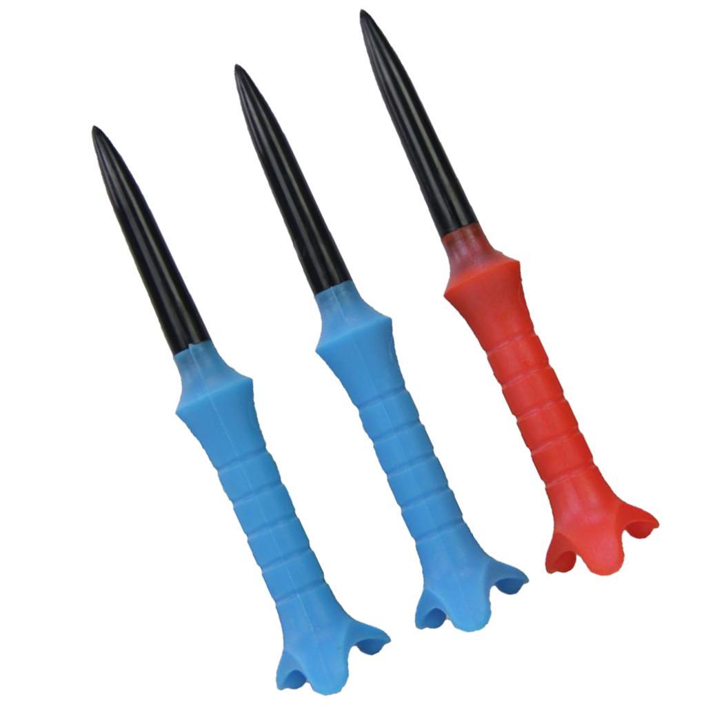 3 Pieces  Golf Tees Oriented Guide Rotatable Flex Tees Guide Tee