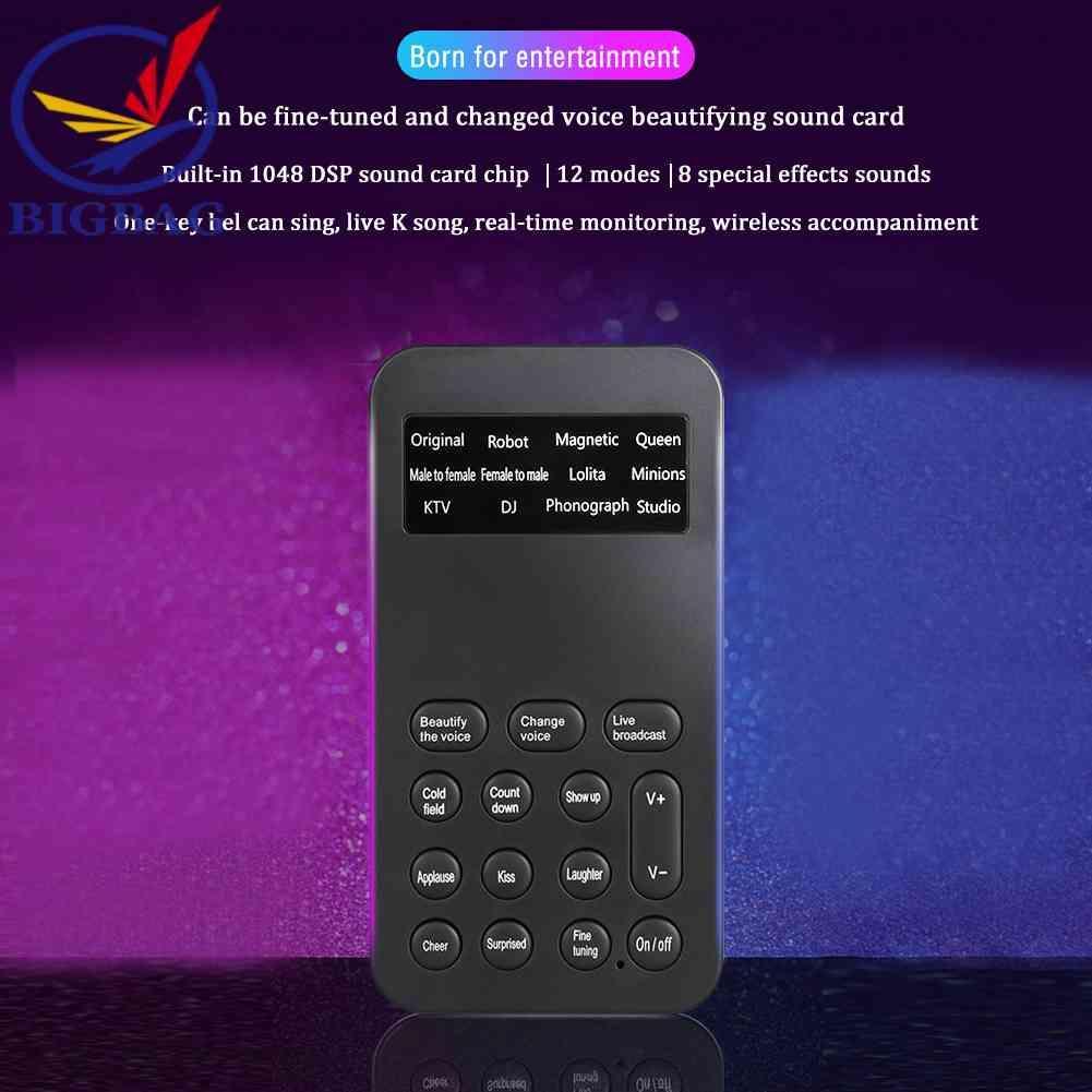 Bộ Loa Không Dây Mini Hỗ Trợ Live Changer Sound Card
