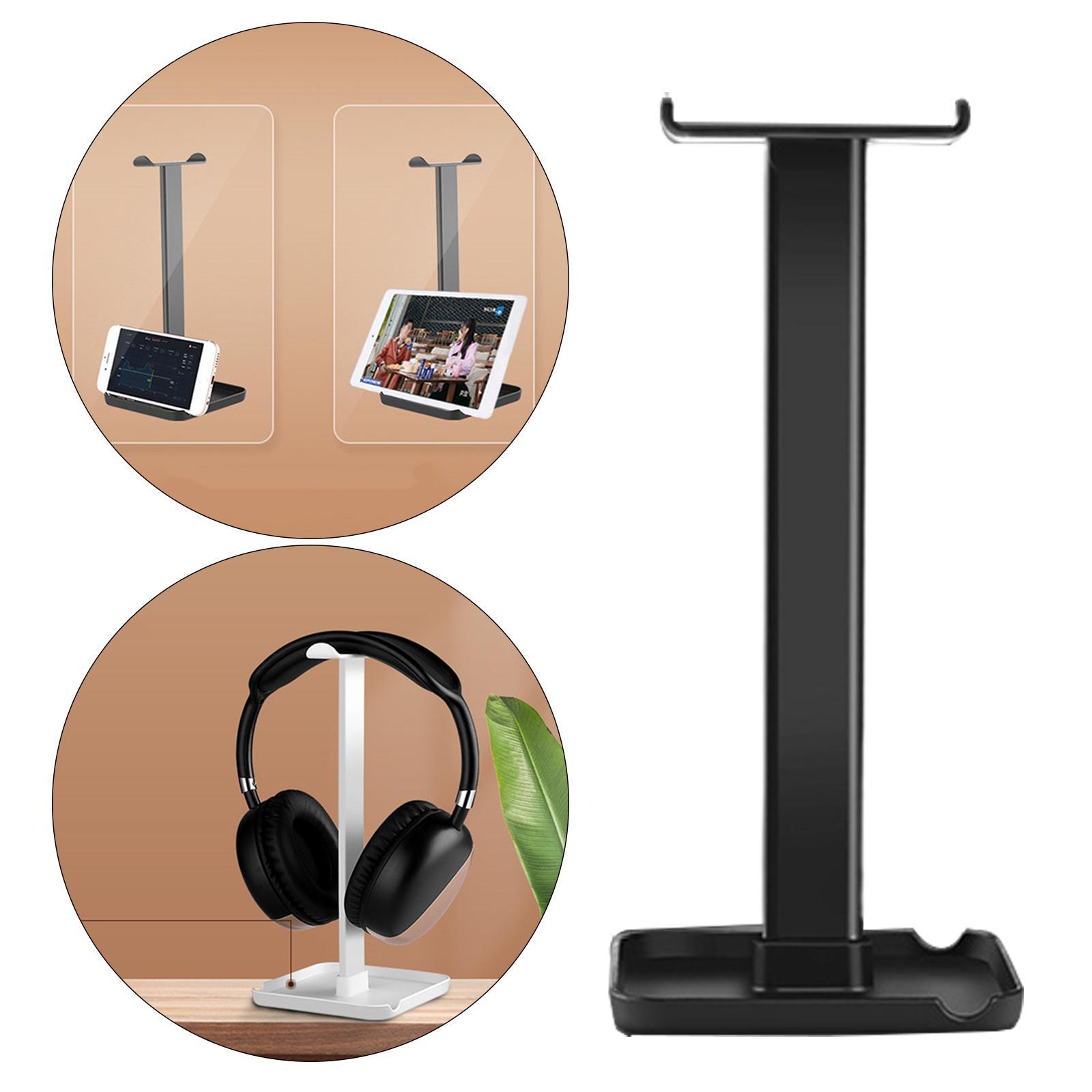 Gaming Headphone Stand ABS Headset Holder Hanger Sturdy Black