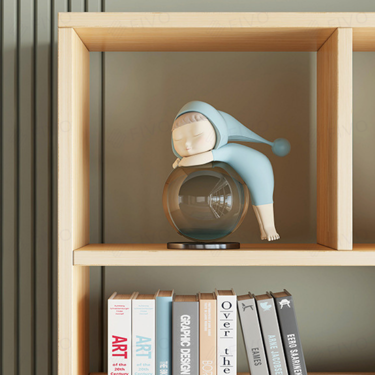 Tủ Đựng Sách Gỗ MDF FIVO FB61 Phong Cách Hàn Quốc - Hàng Chính Hãng