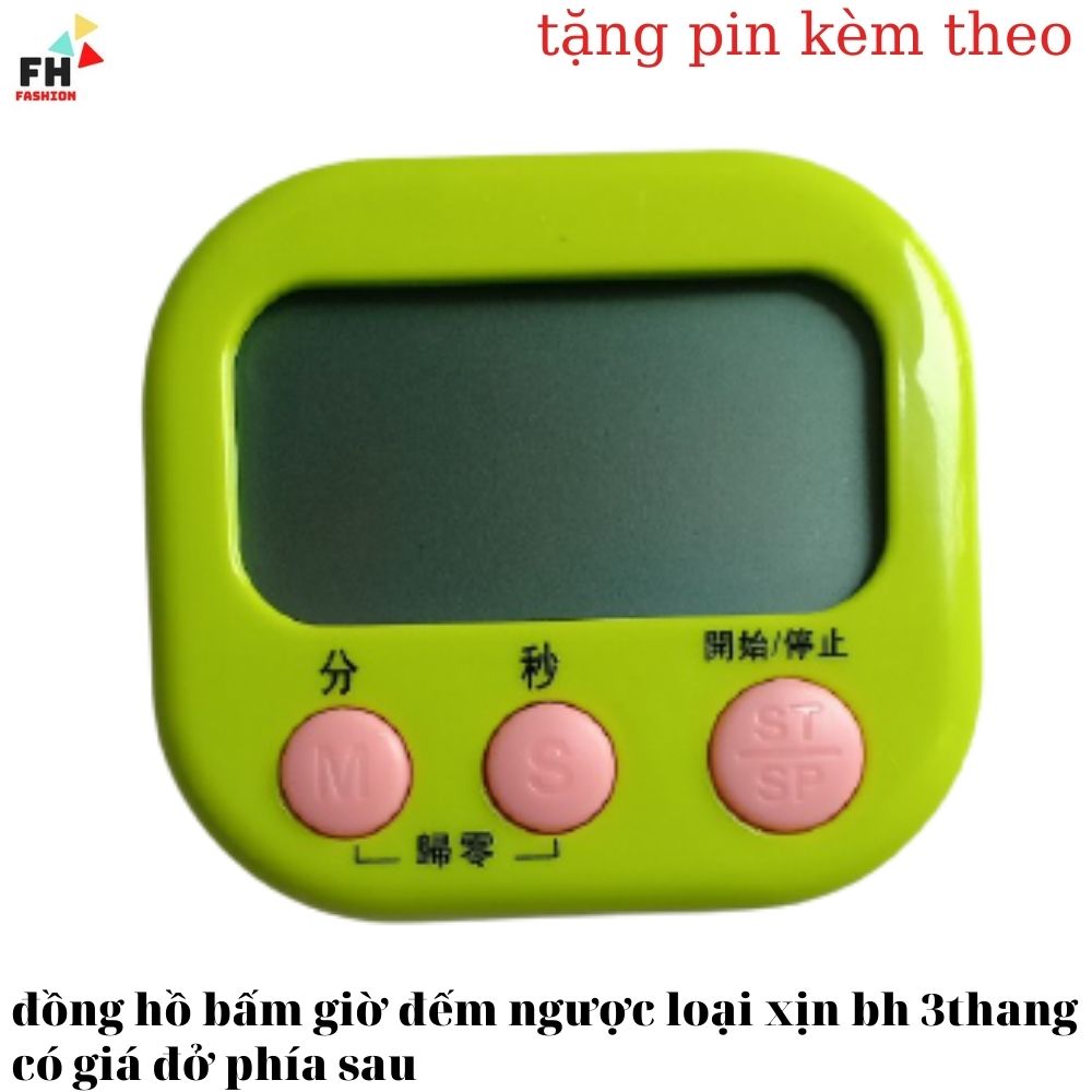 ĐỒNG HỒ BẤM GIỜ ĐẾM NGƯỢC CÓ GIÁ ĐỞ PHÍA SAU