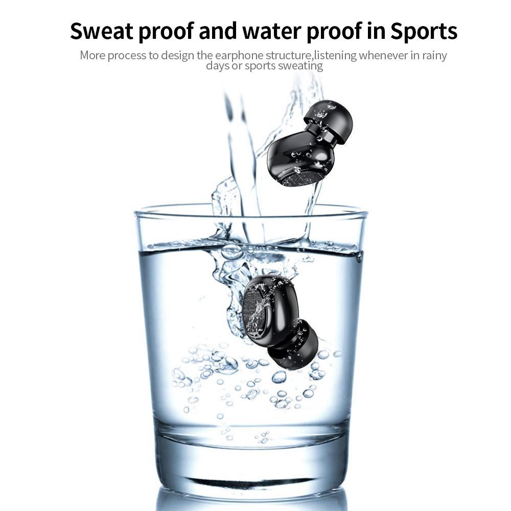 Tai nghe Bluetooth không dây YH-03 TWS màn hình LED, thiết kế phù hợp cho thể thao / phương tiện Android / IOS Rose Gold - màu vàng hồng