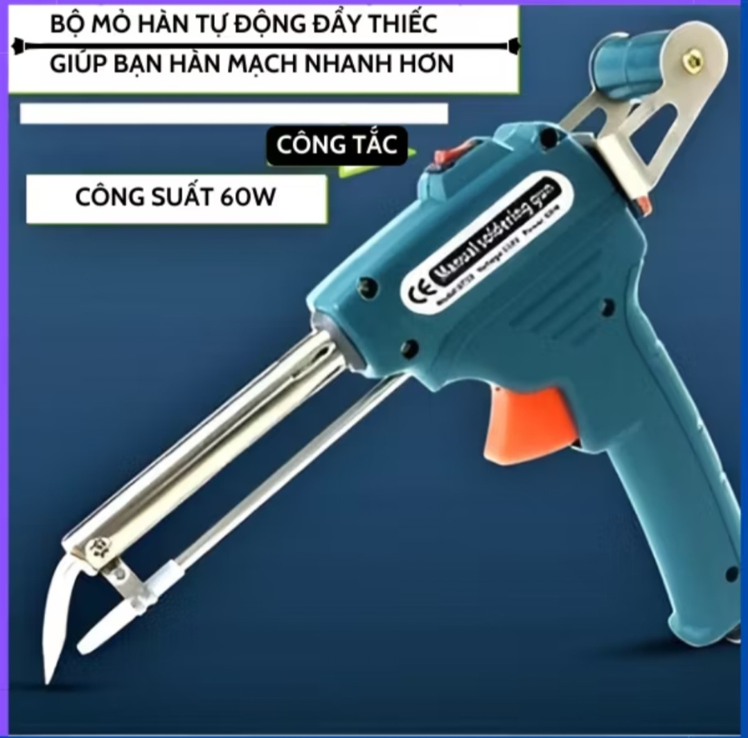 MỎ HÀN THIẾC TỰ ĐỘNG ĐẨY THIẾC KHI HÀN NÓNG RA NHIỆT NHANH DỄ HÀN