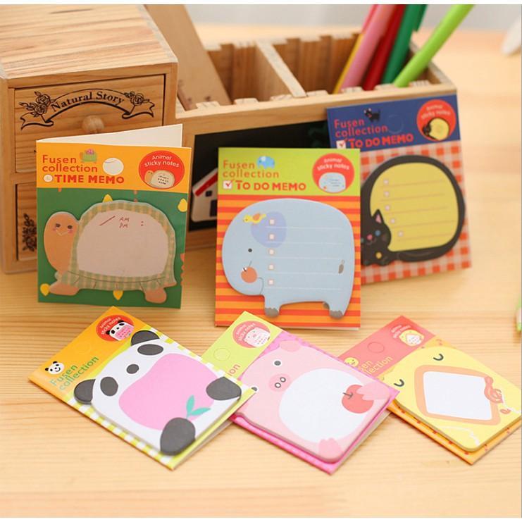 Giấy Ghi Chú Note Động Vật Dễ Thương