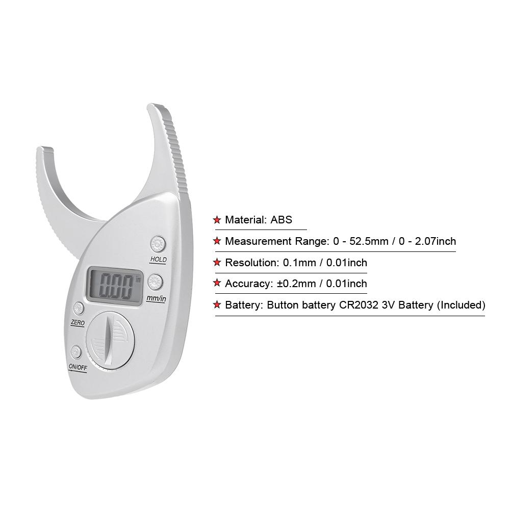 Máy đo lượng mỡ cơ thể màn hình kỹ thuật số LCD