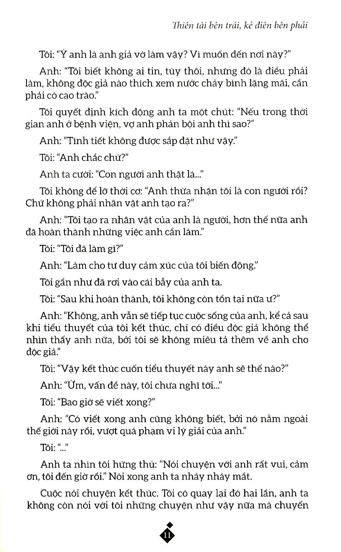 Thiên Tài Bên Trái, Kẻ Điên Bên Phải