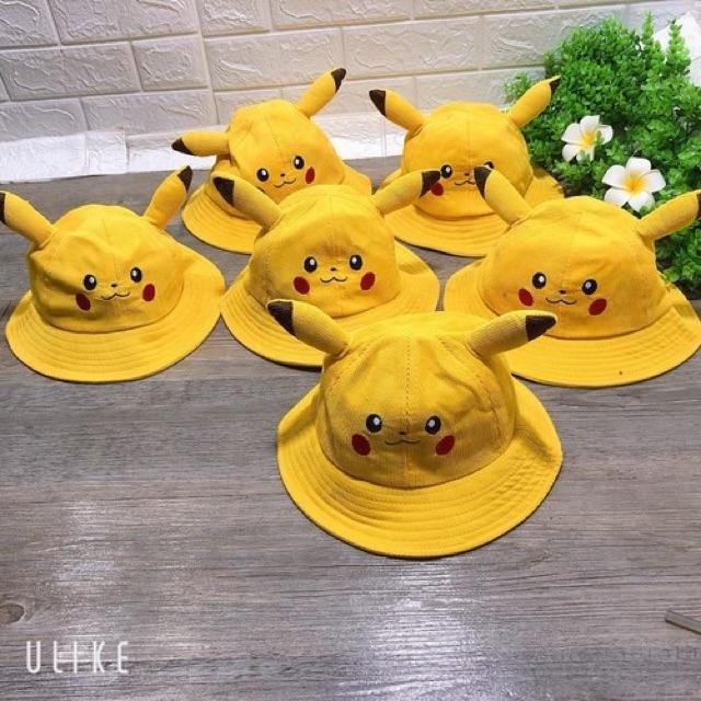 Nón tai bèo Pikachu hàng cao cấp cho bé trai bé gái 2-5 tuổi