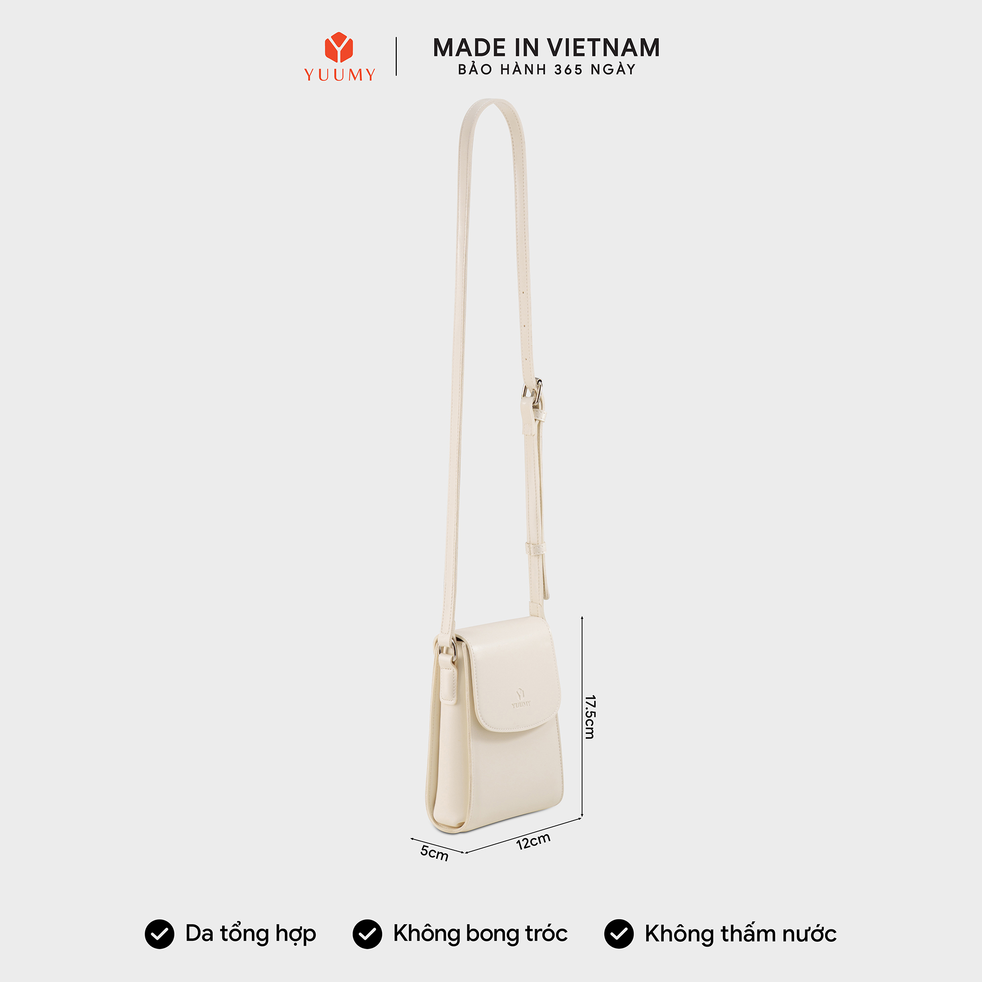 Túi Yuumy ( Thời trang nữ dáng đứng - Túi đeo chéo YN293 )