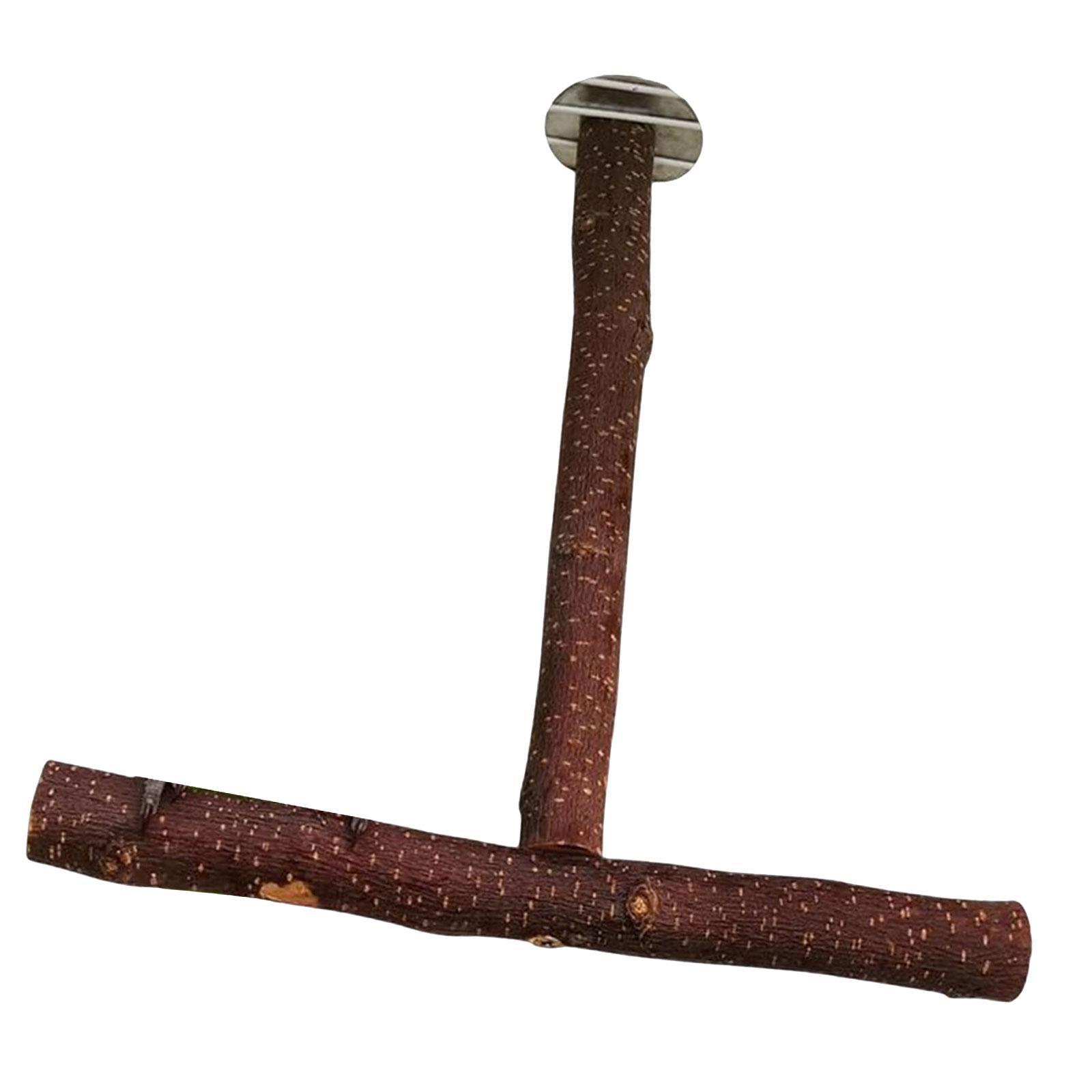 Pet Parrot Perch Bird Stand Wooden Parrot Perch Stand for Cockatiel Parakeet