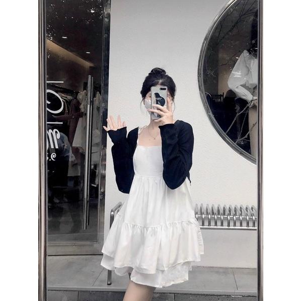 SET ĐẦM HAI DÂY TẦNG KÈM KHOÁC