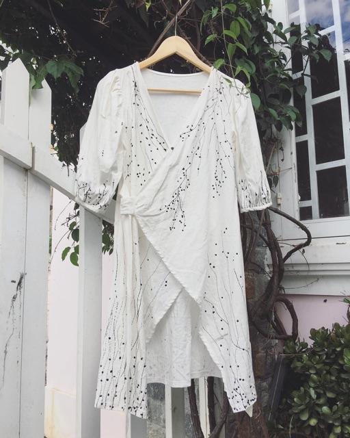 Đầm Linen Cành Đào
