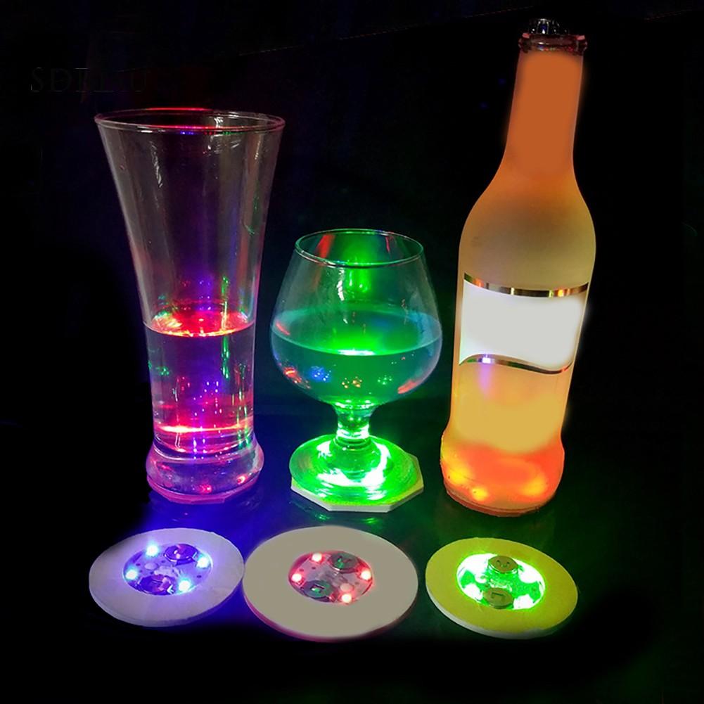 Miếng dán trang trí ly có đèn LED phát sáng