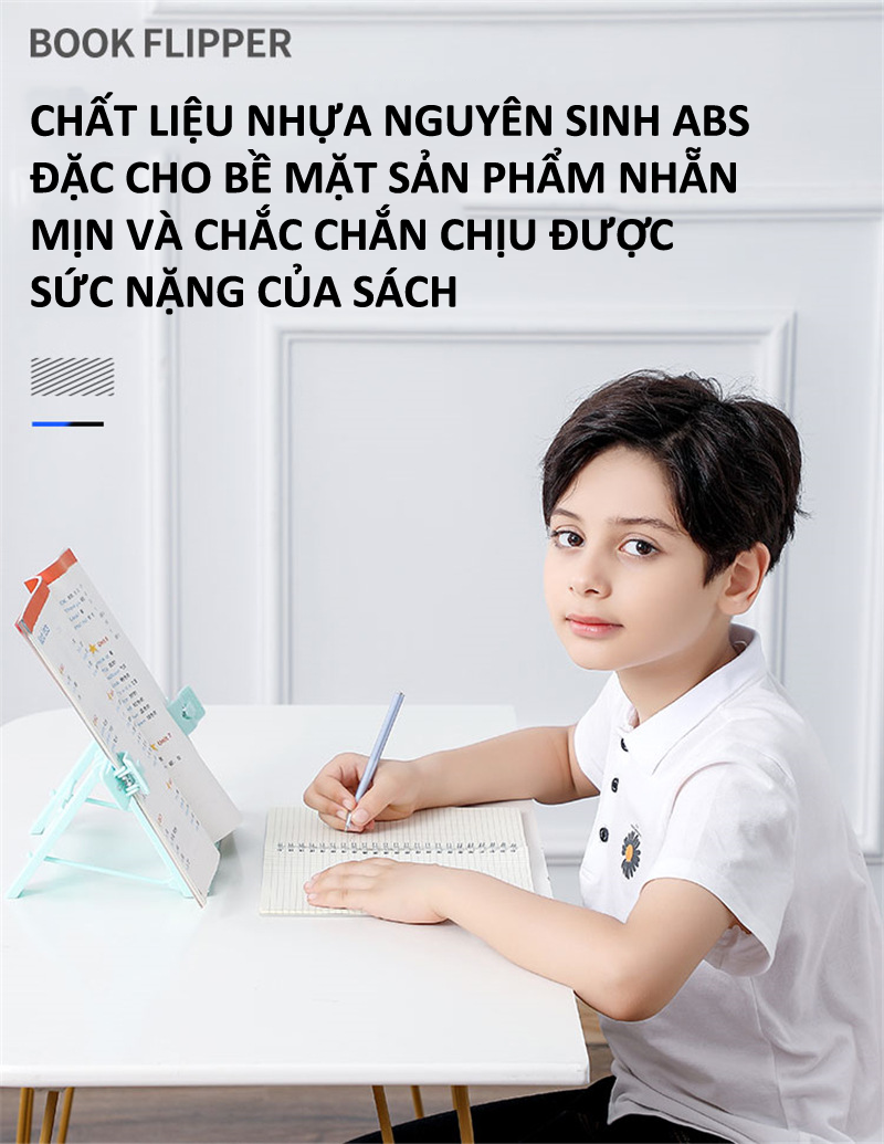 Giá đỡ đọc sách có thể gấp gọn và điều chỉnh độ xoay 180 độ giúp bé chống cận thị chống gù lưng CG00005