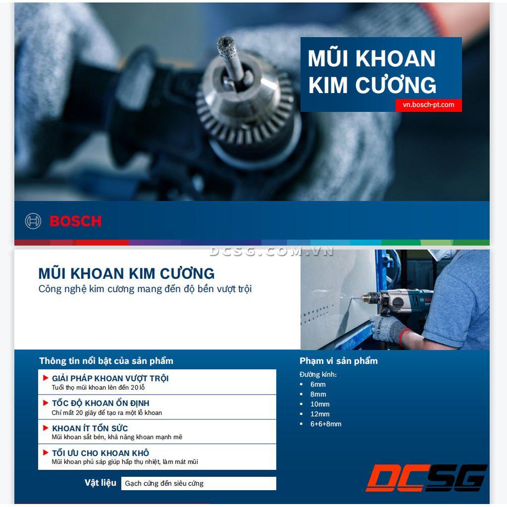 Mũi khoan đá hoa cương, gạch bóng kính siêu cứng Bosch | DCSG
